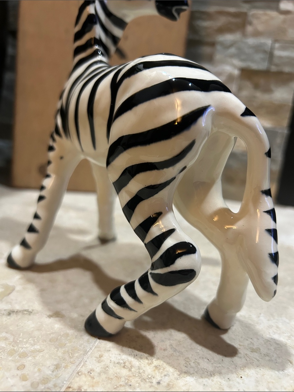 vintage Robert Simmons Pottery zebra figurine named "Zig” - Picture 10 of 11